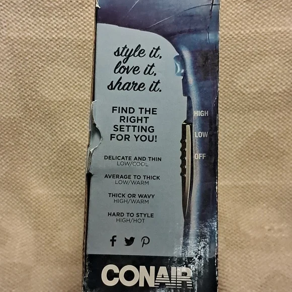 Conair Blue Turbo Dryer - Picture 3 of 4